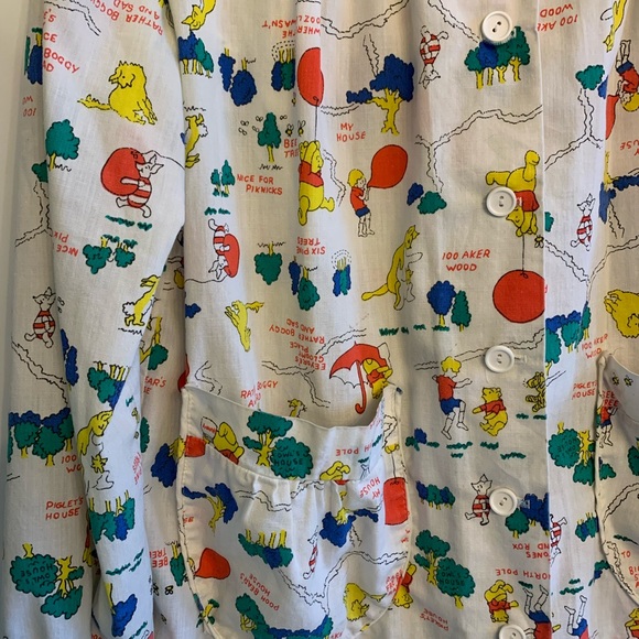 Vintage Winnie the Pooh Blouse Large - Picture 2 of 5